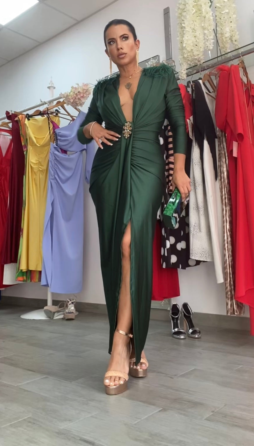 VESTIDO CARINA VERDE