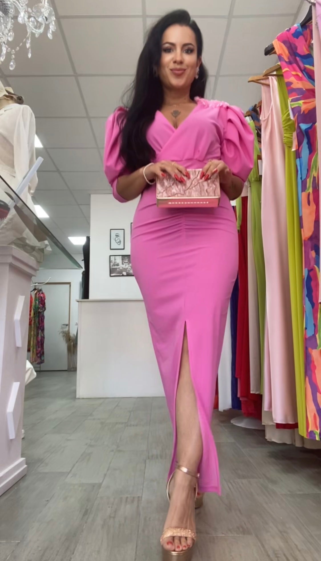 VESTIDO ABRIL ROSA