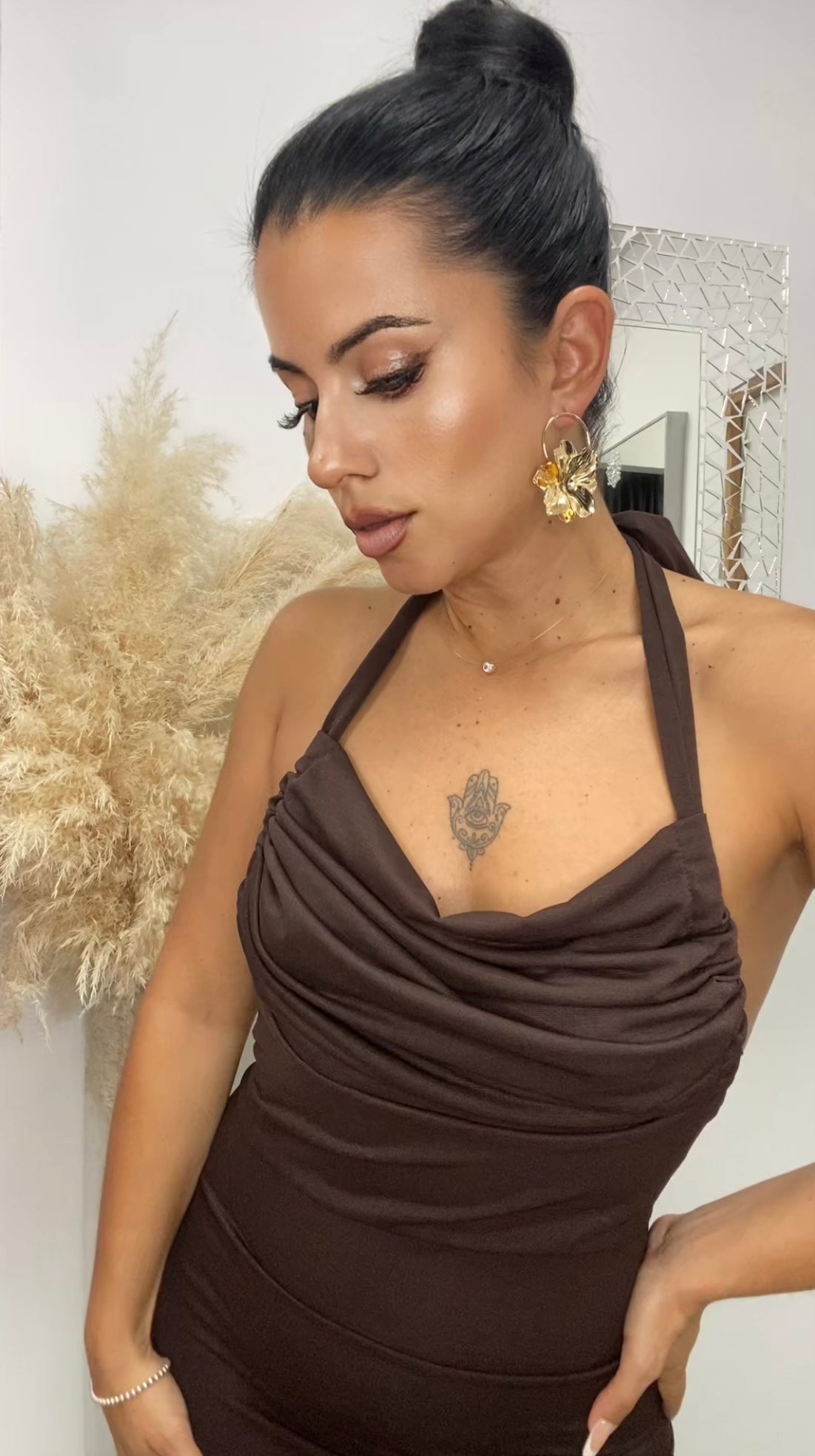 VESTIDO VENUS MARRÓN