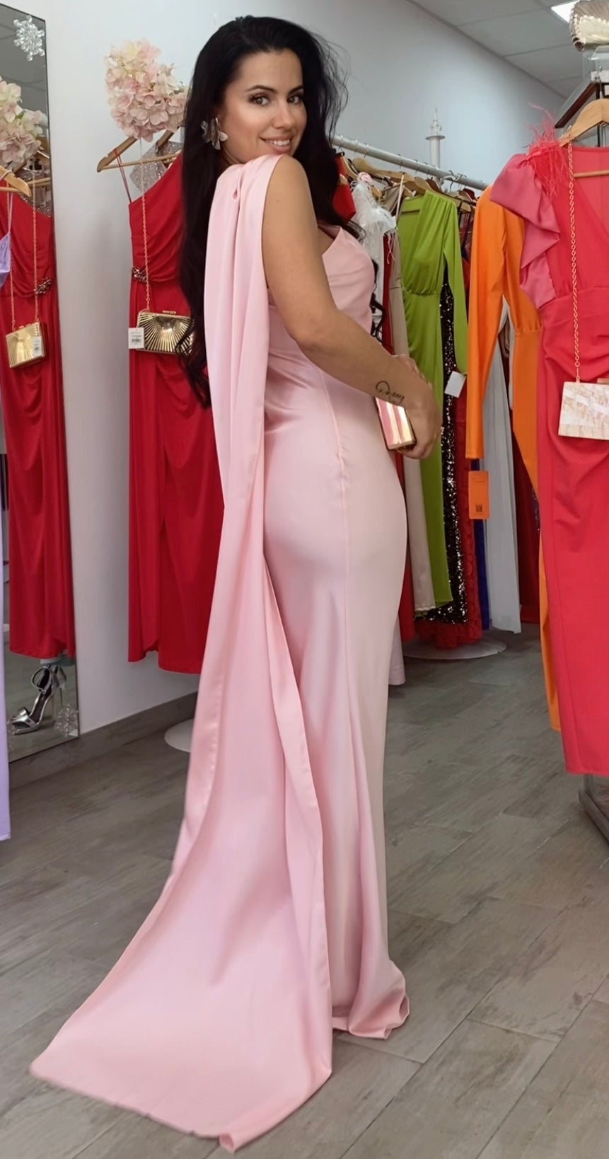 VESTIDO IMPERIO NUDE