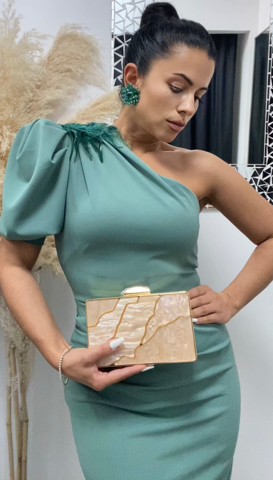 VESTIDO ALICIA VERDE MENTA