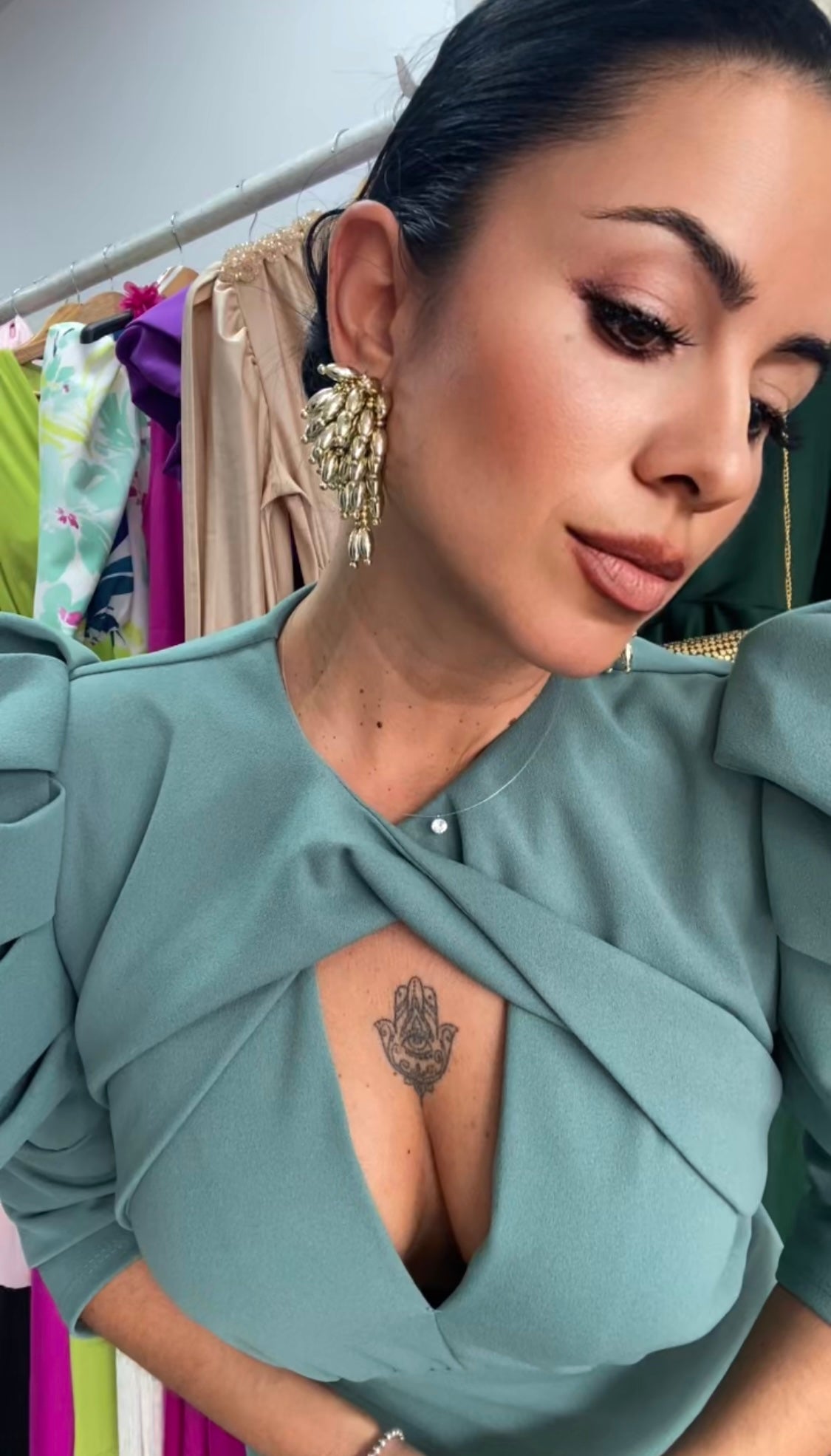 VESTIDO CARLOTA VERDE MENTA