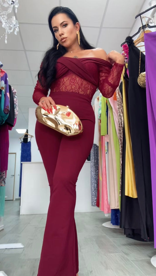 PANTALÓN BURDEOS