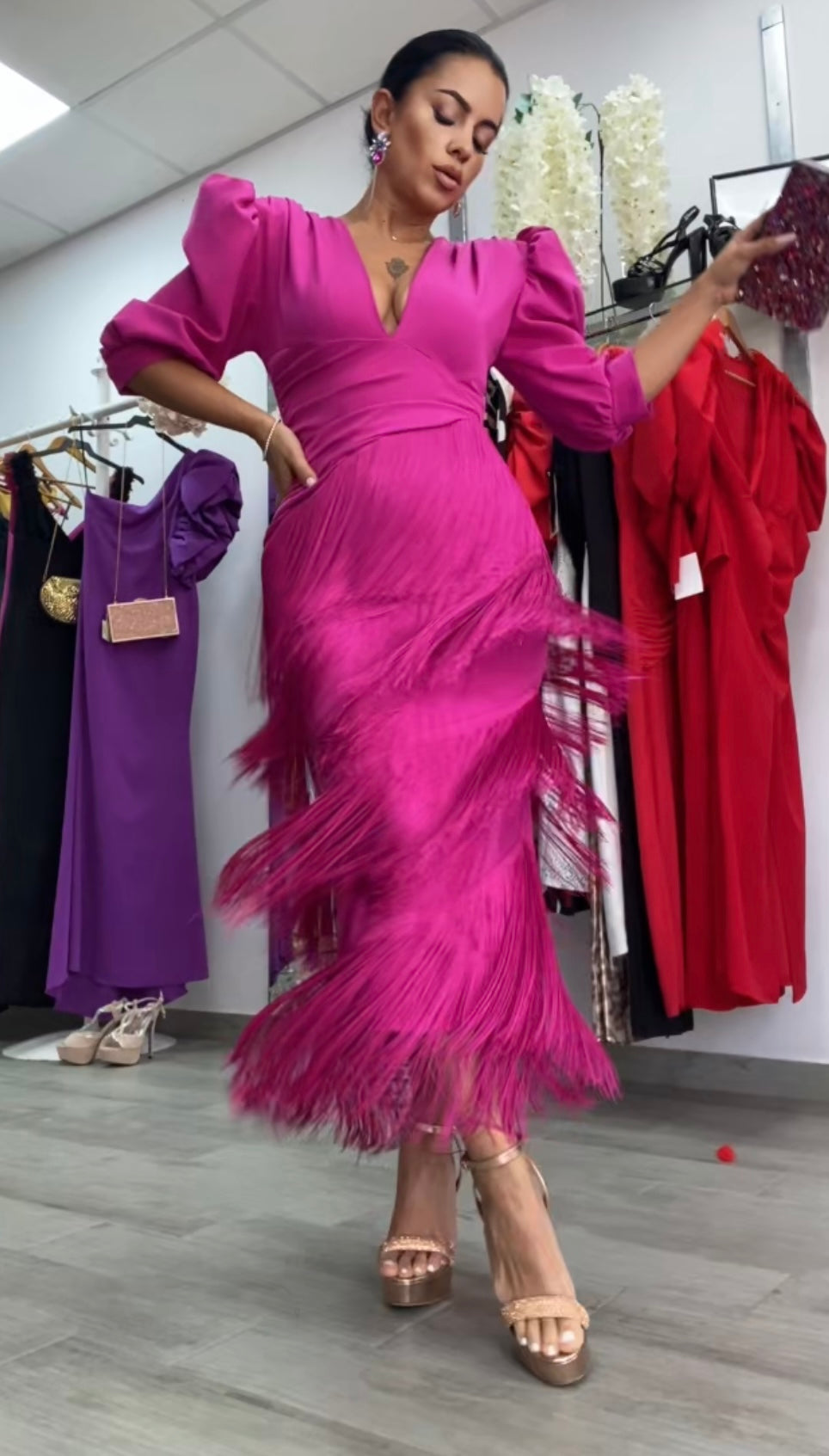 VESTIDO TRIANA BUGAMBILLA