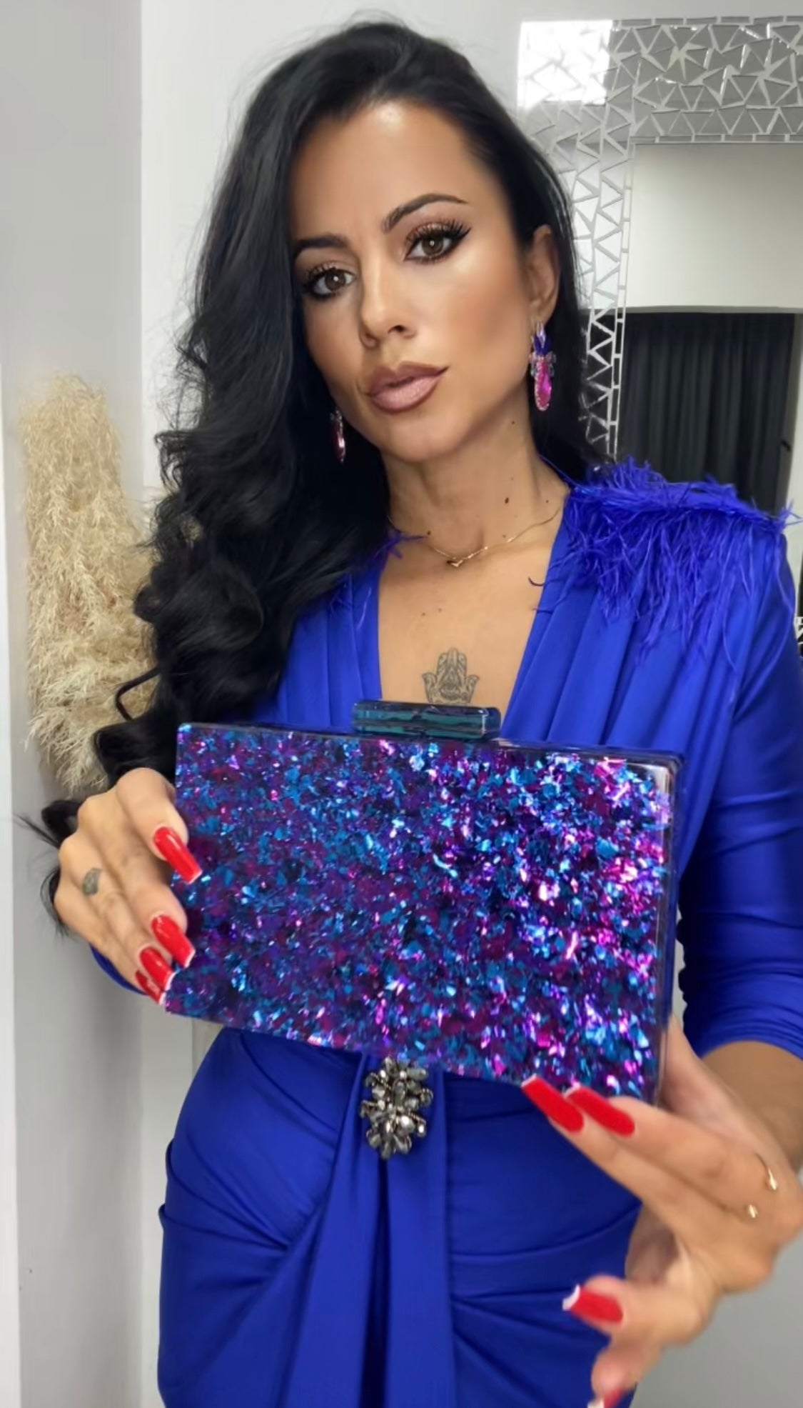 VESTIDO CARINA AZUL TINTA