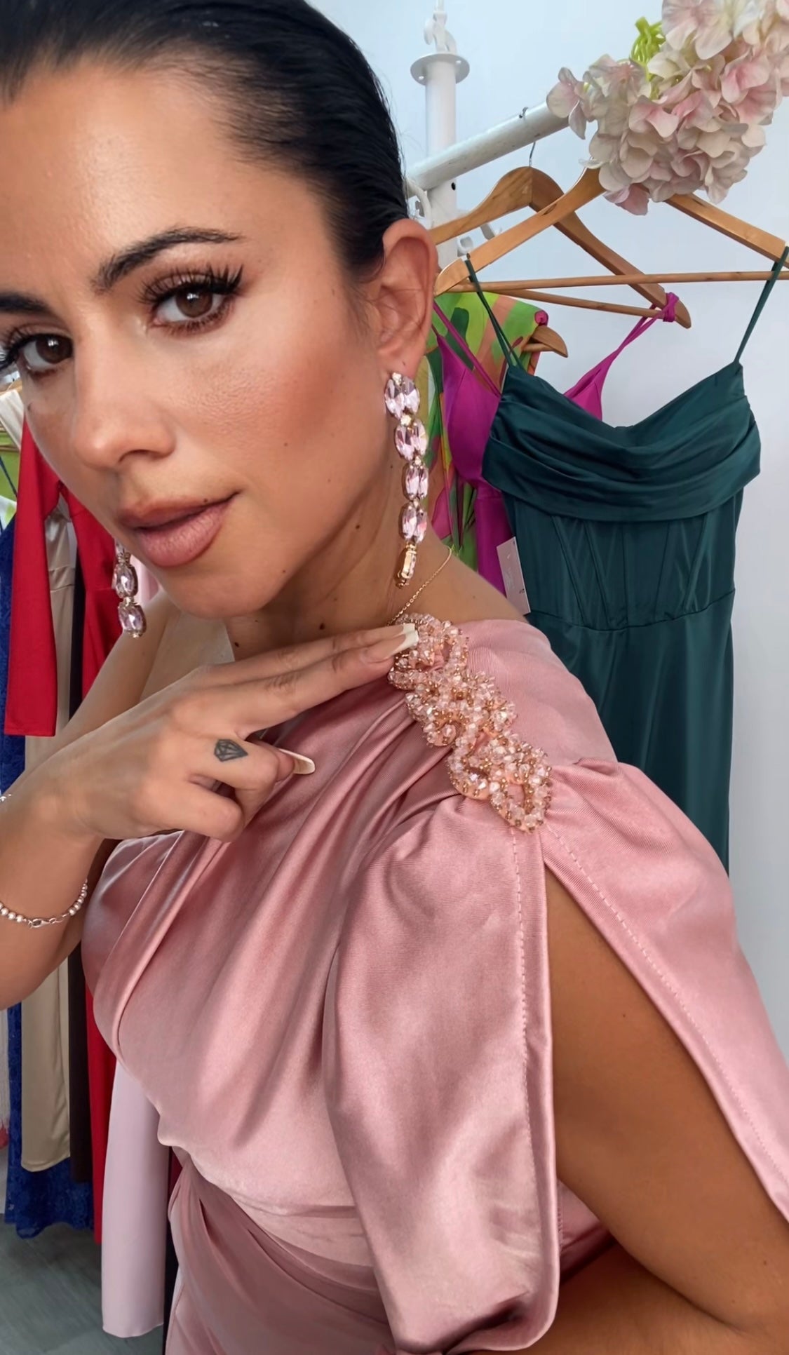 VESTIDO EGIPTO ROSA NUDE