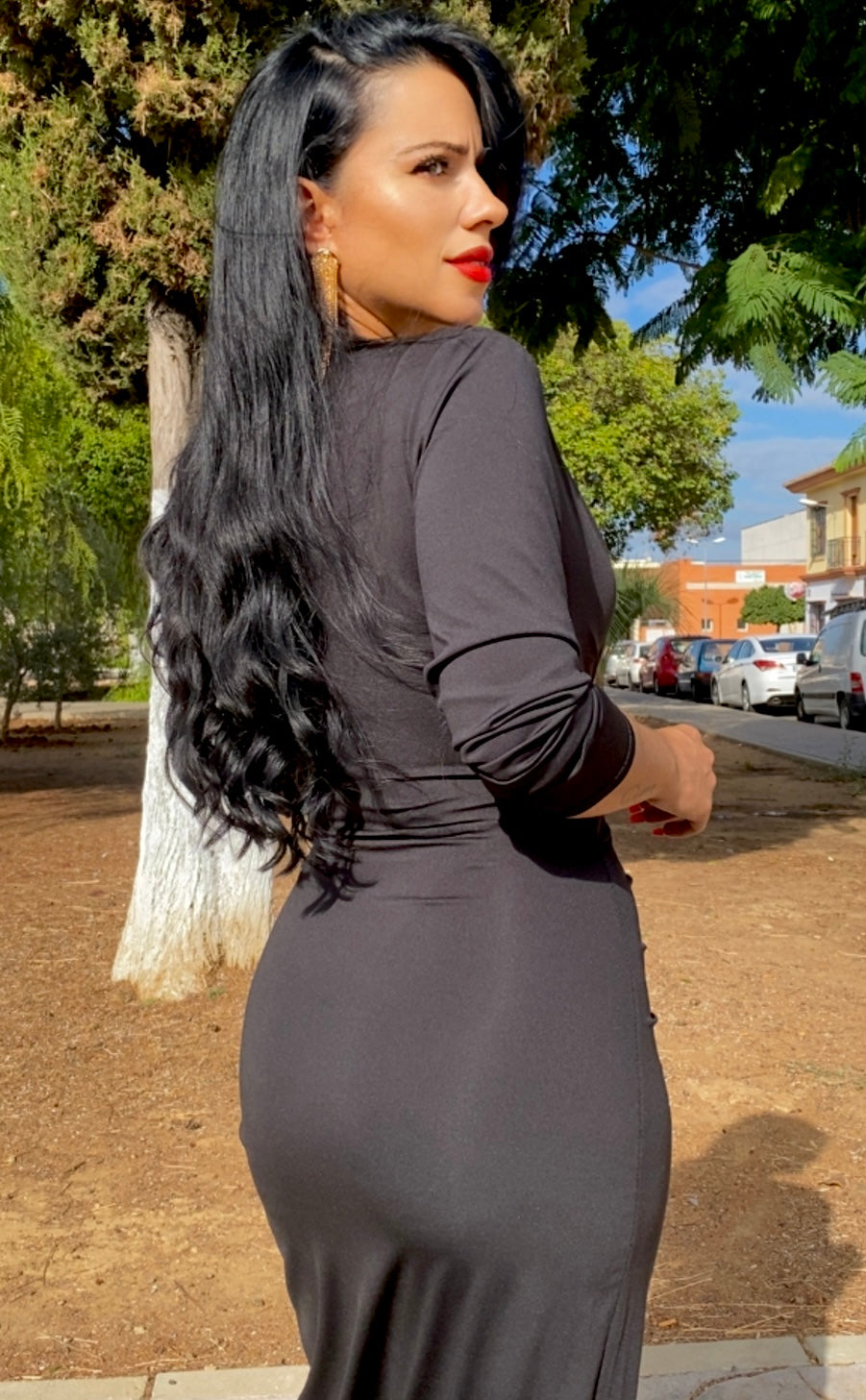 VESTIDO HEBILLA NEGRO