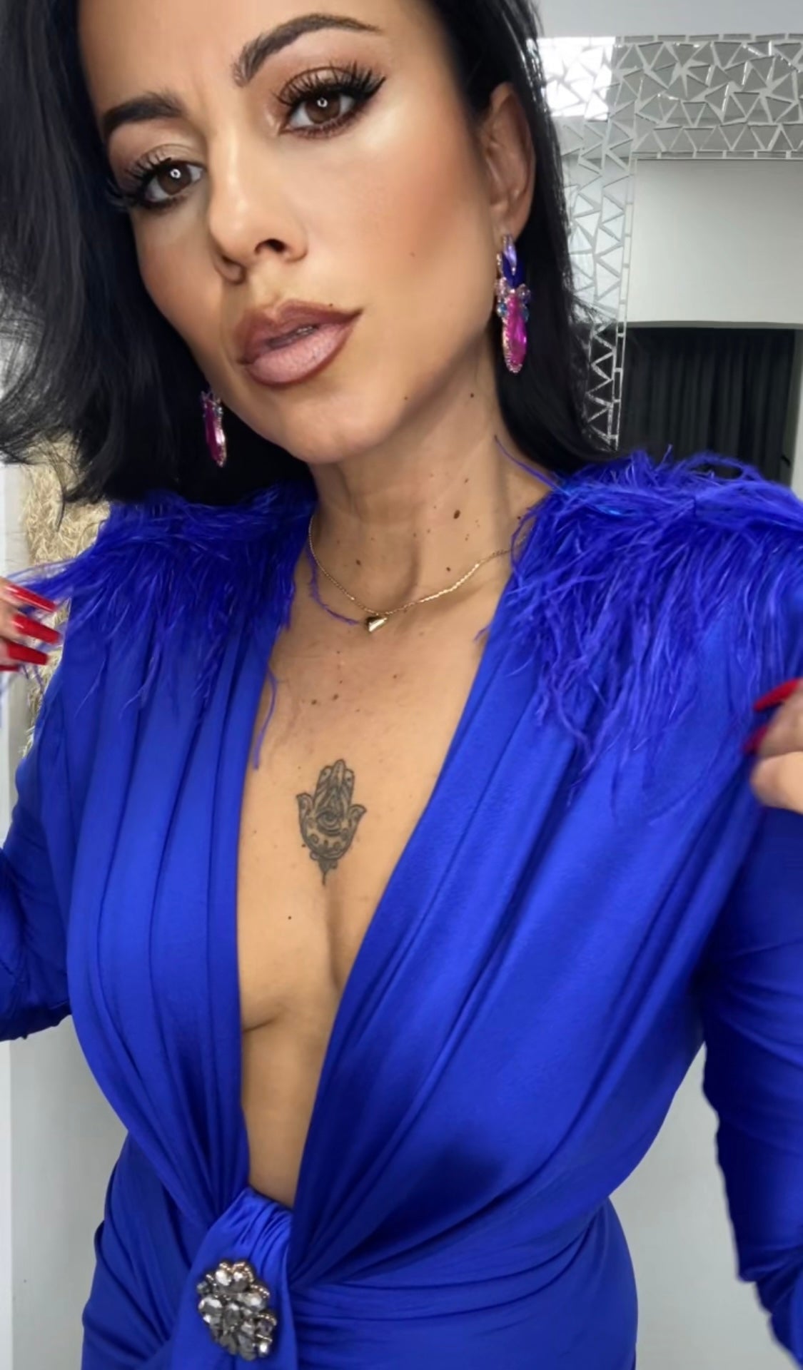 VESTIDO CARINA AZUL TINTA