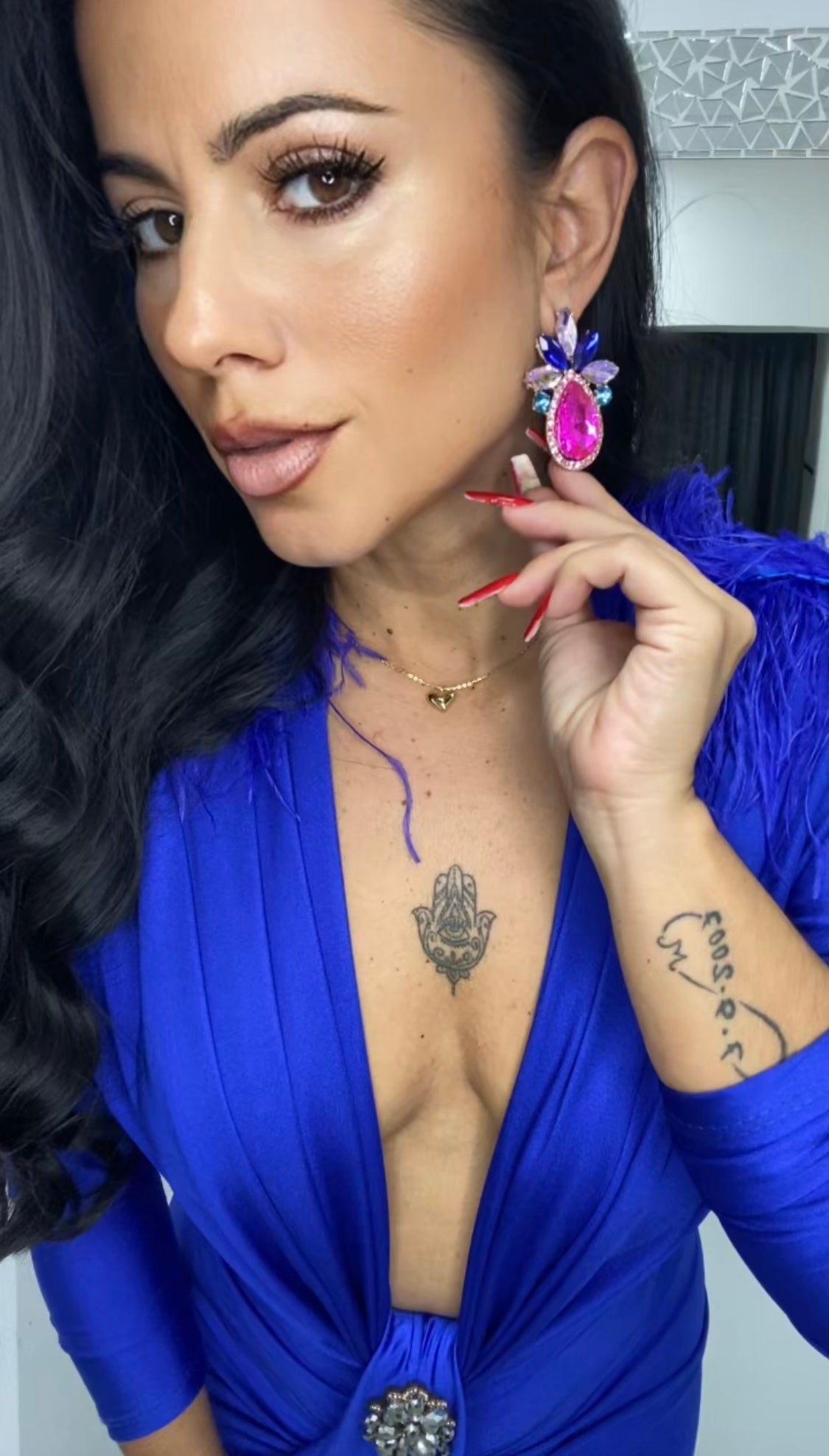 VESTIDO CARINA AZUL TINTA