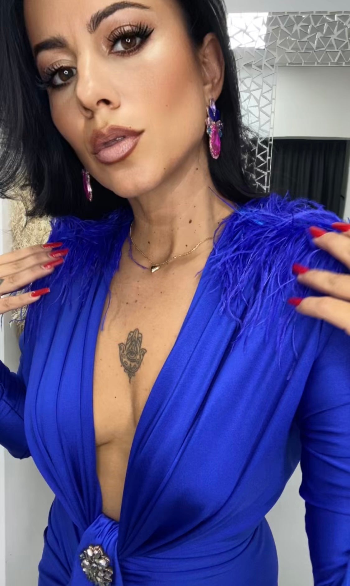 VESTIDO CARINA AZUL TINTA