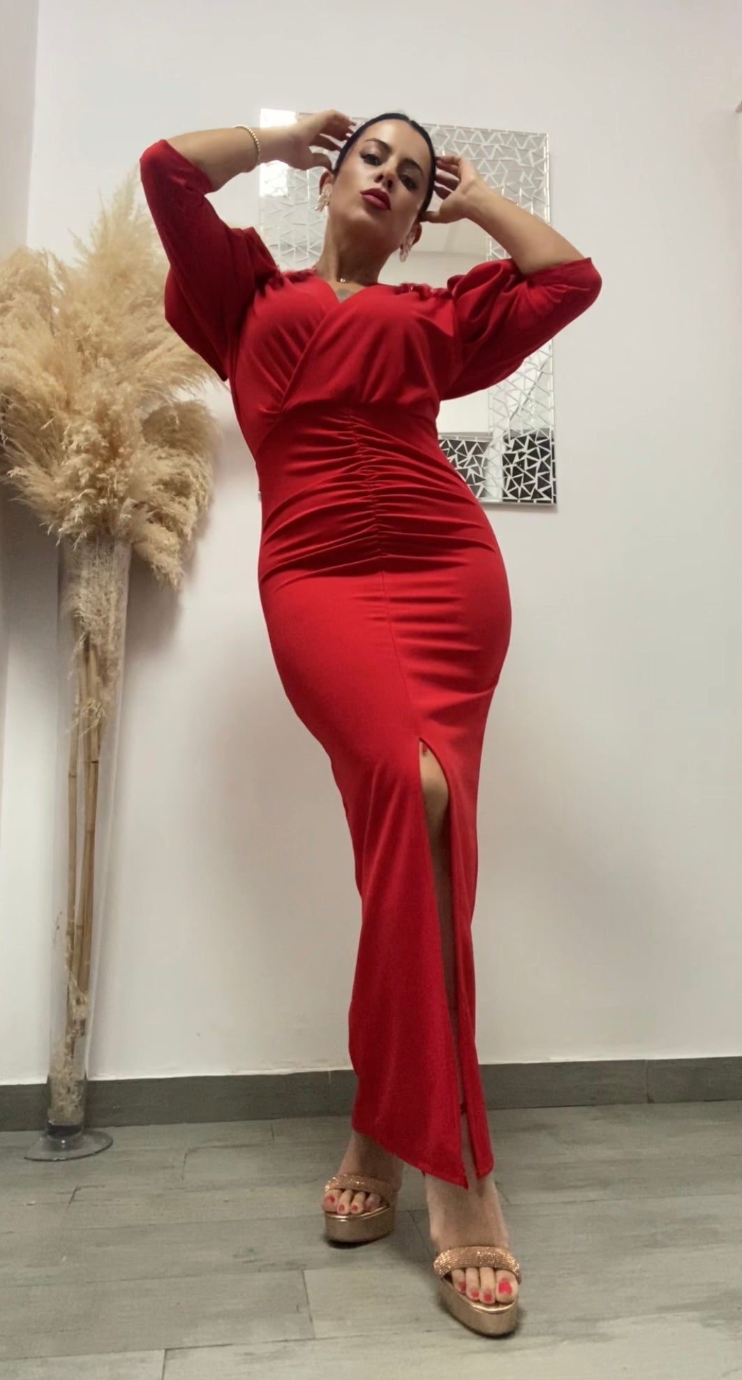 VESTIDO ABRIL ROJO