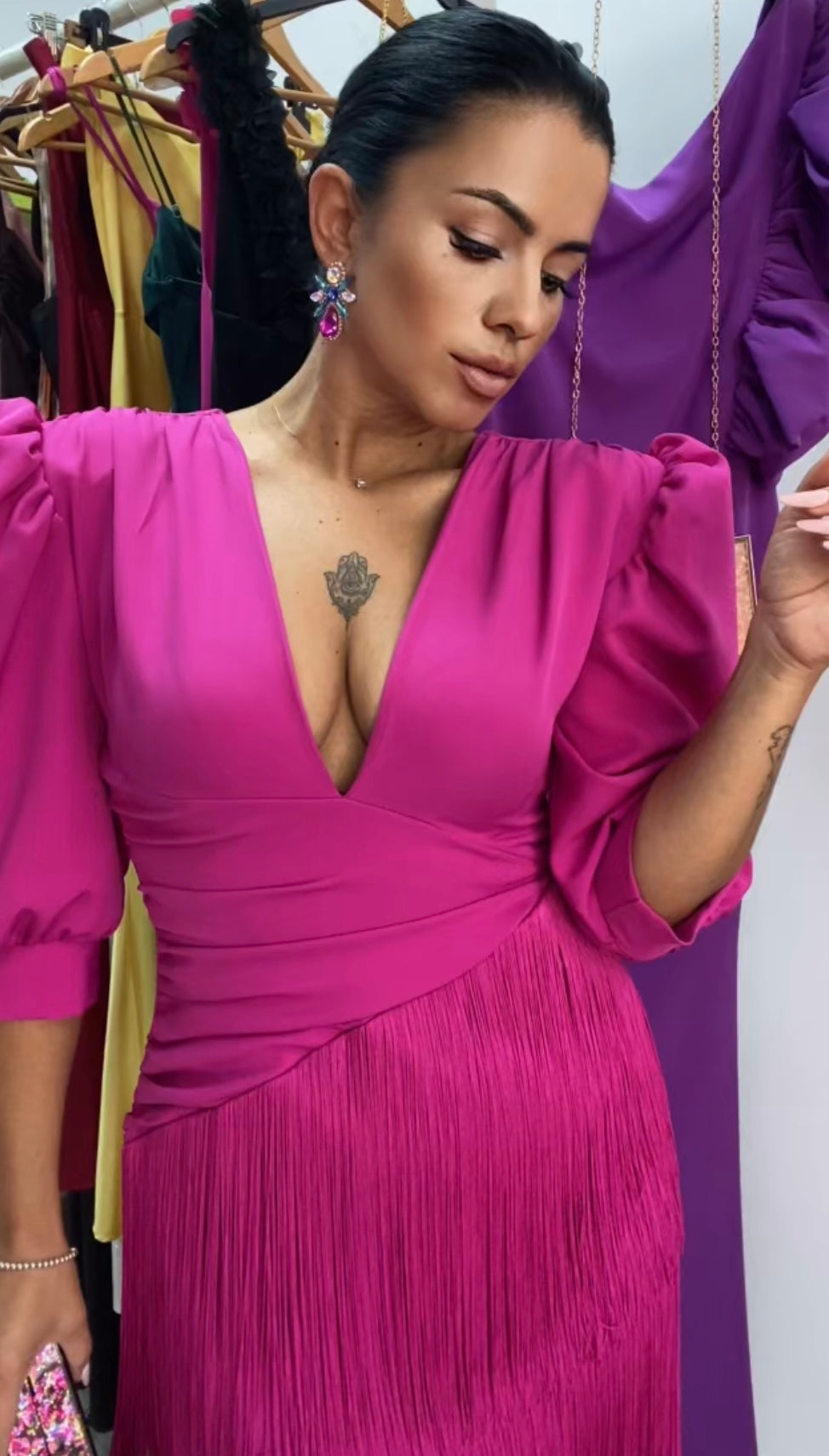 VESTIDO TRIANA BUGAMBILLA