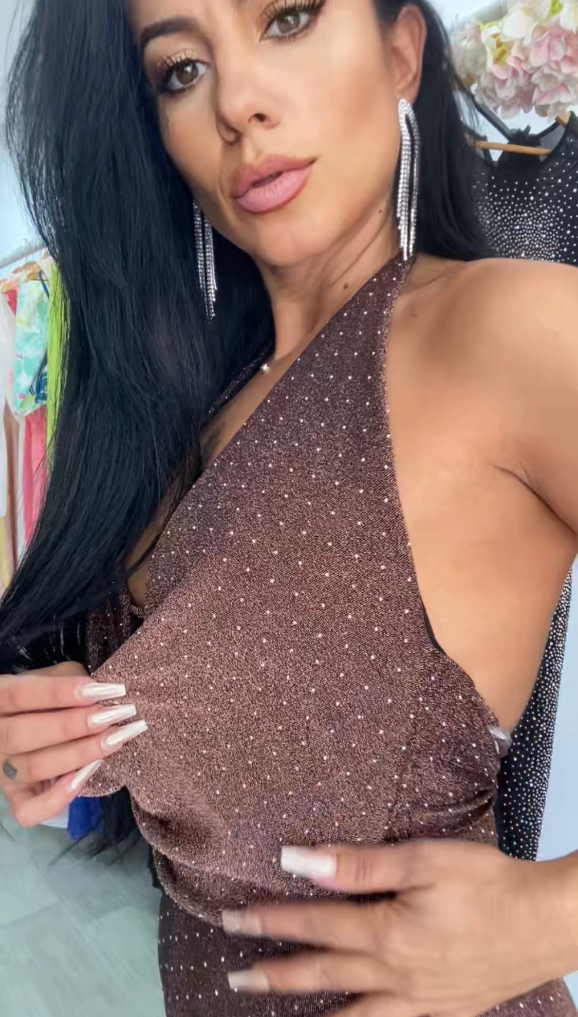 MONO GLITTER MARRÓN