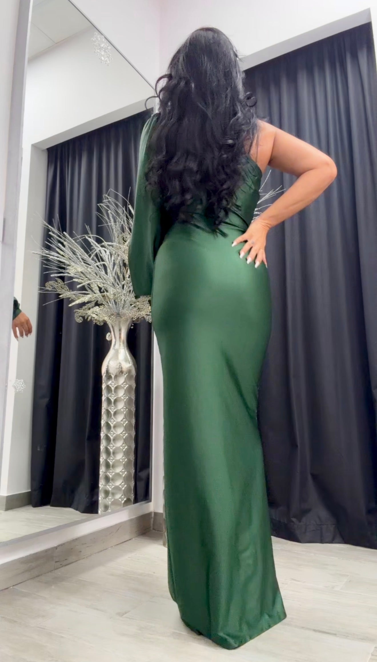 VESTIDO EGIPTO VERDE