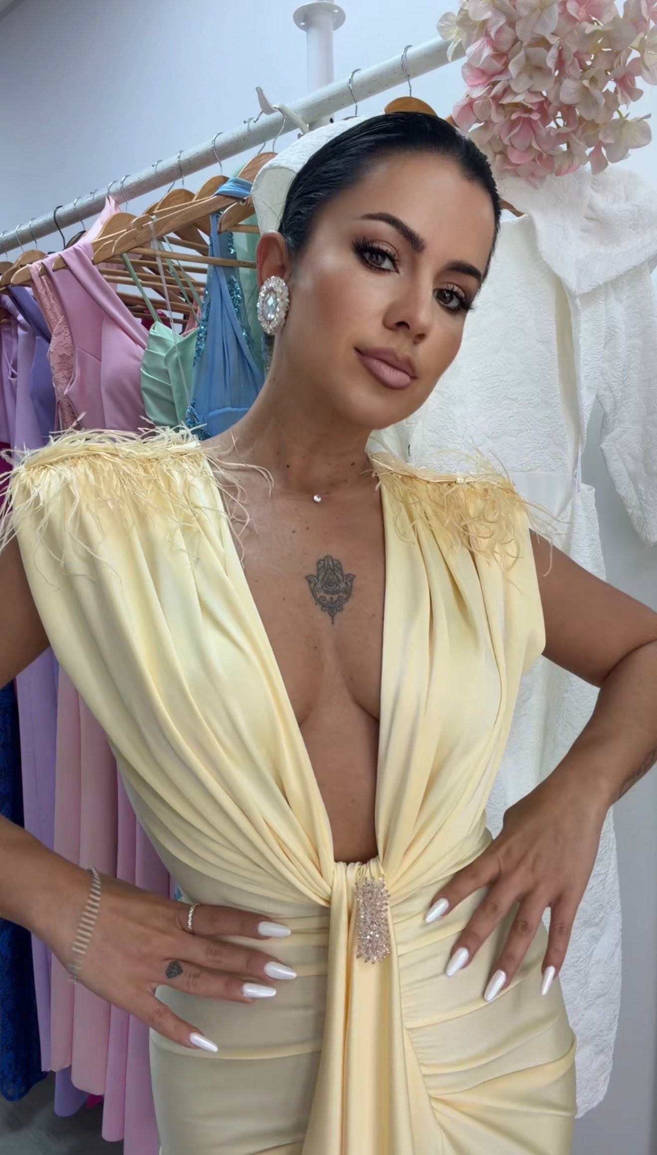 VESTIDO CARINA VAINILLA