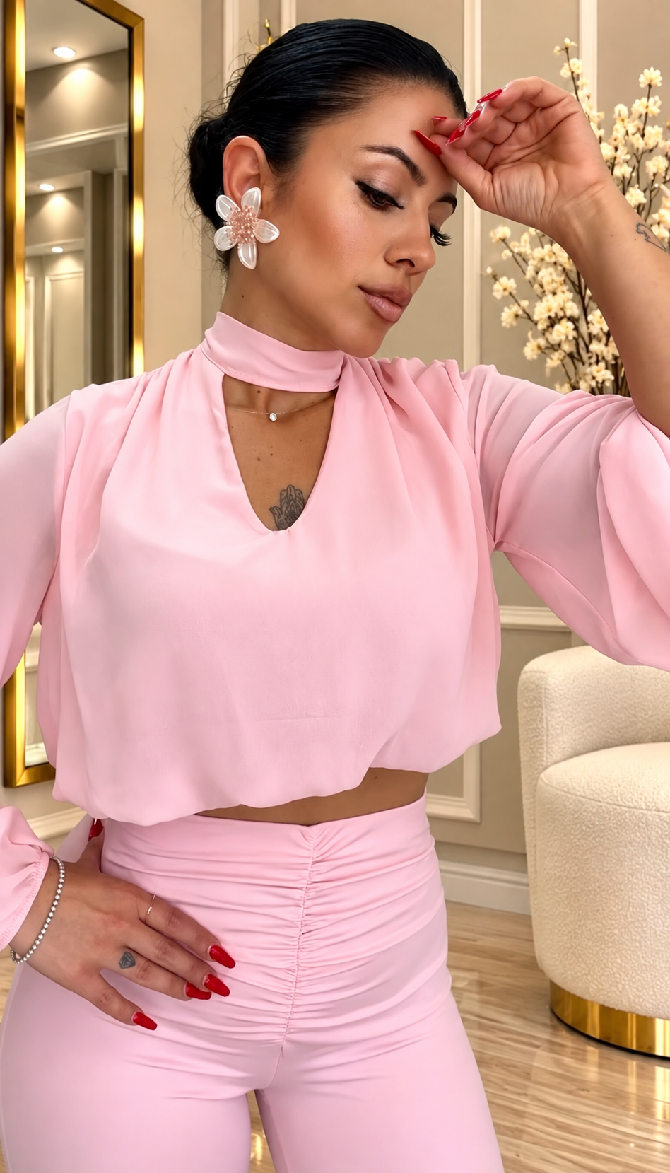 CONJUNTO IRIS ROSA