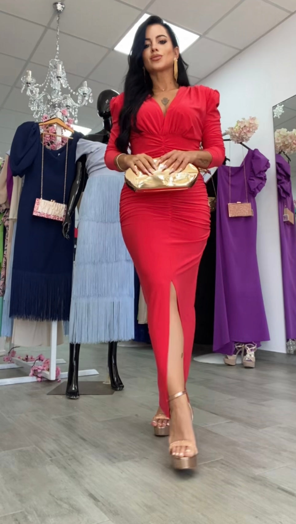 VESTIDO BEA ROJO