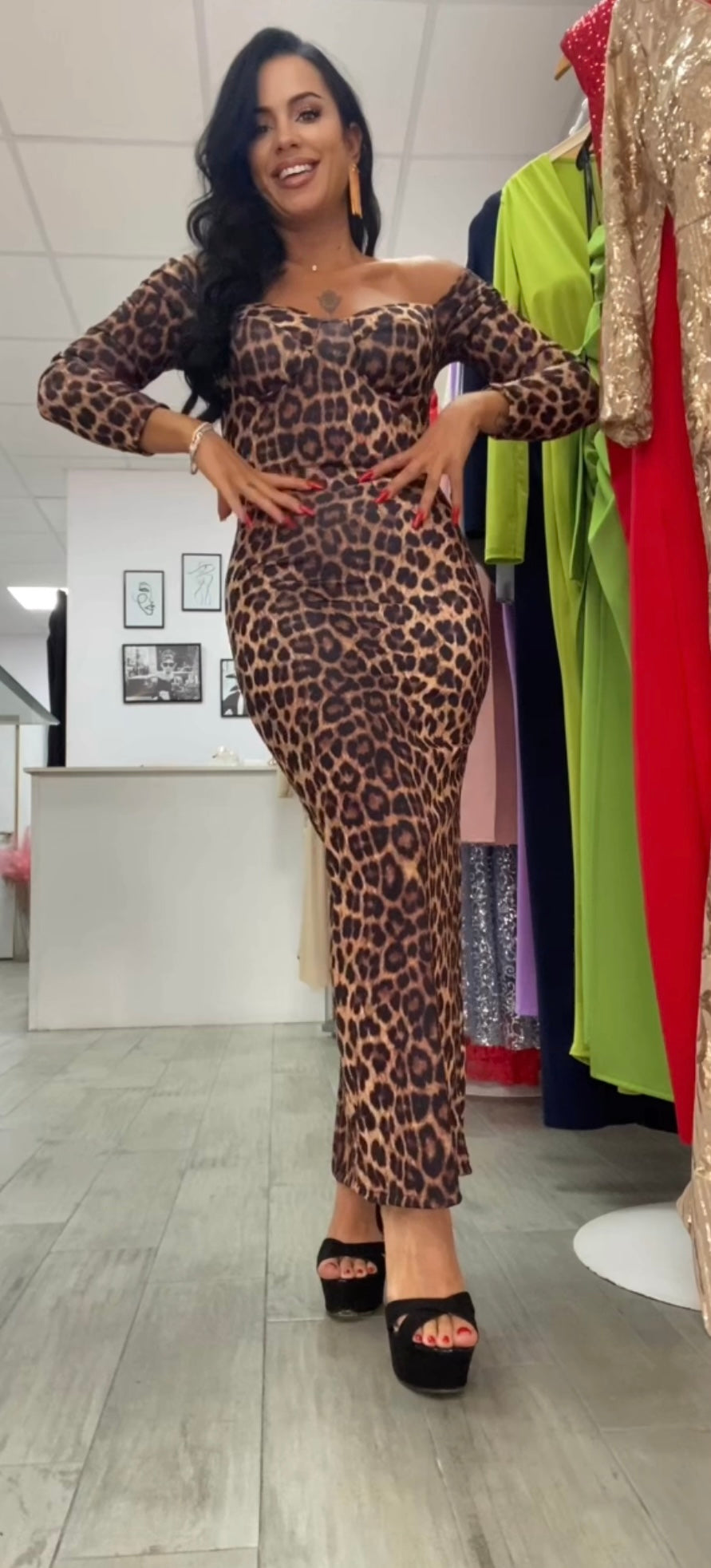 VESTIDO LEOPARDO