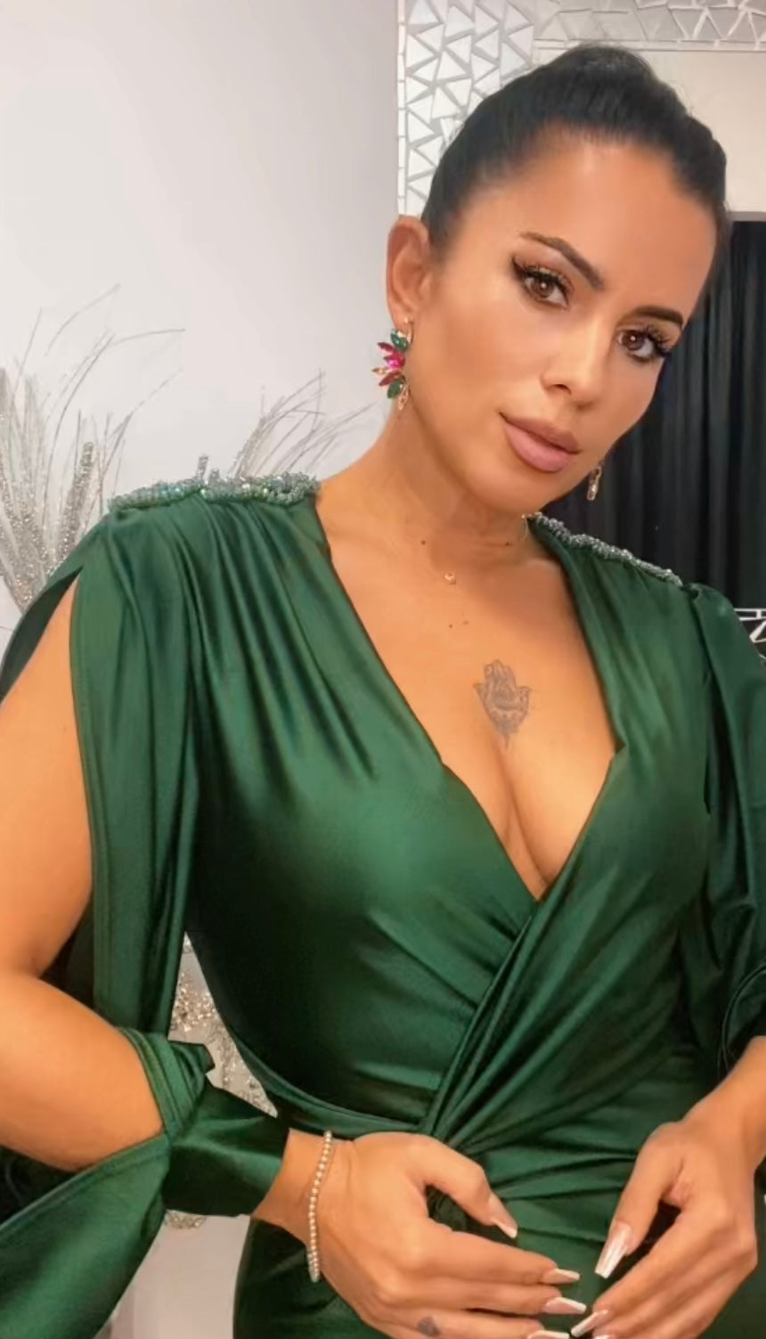 VESTIDO EGIPTO VERDE