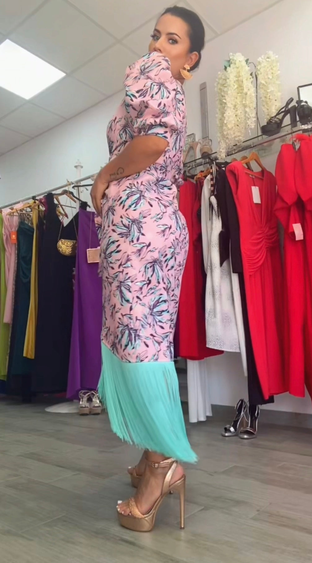 VESTIDO ROCIO FLECOS