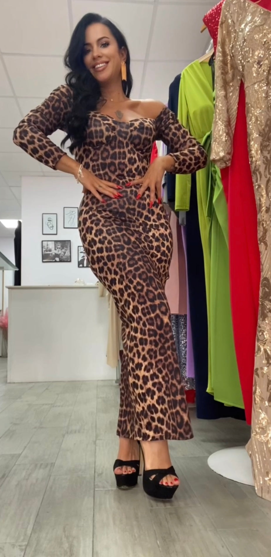 VESTIDO LEOPARDO