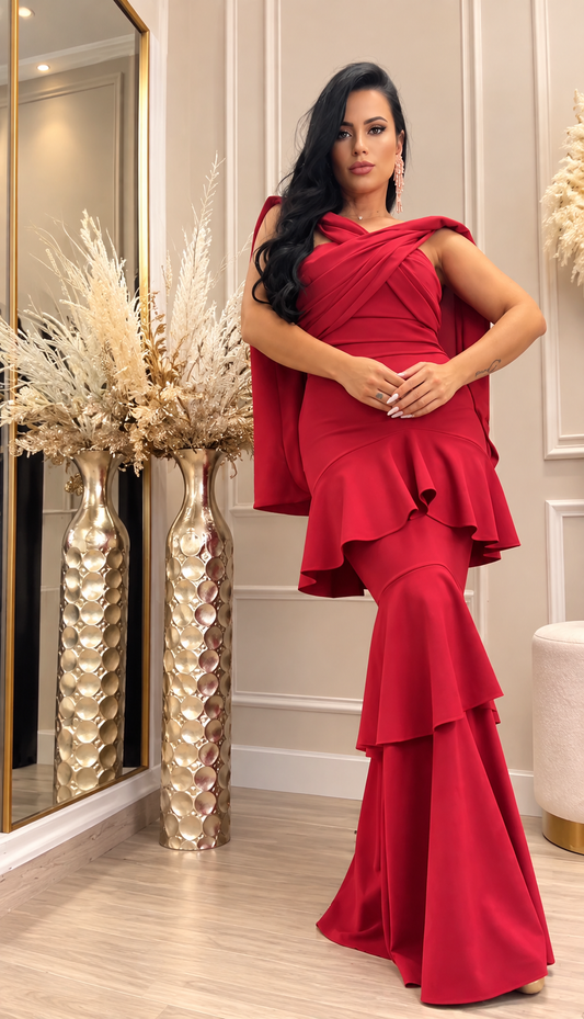 VESTIDO LUCIA BURDEOS