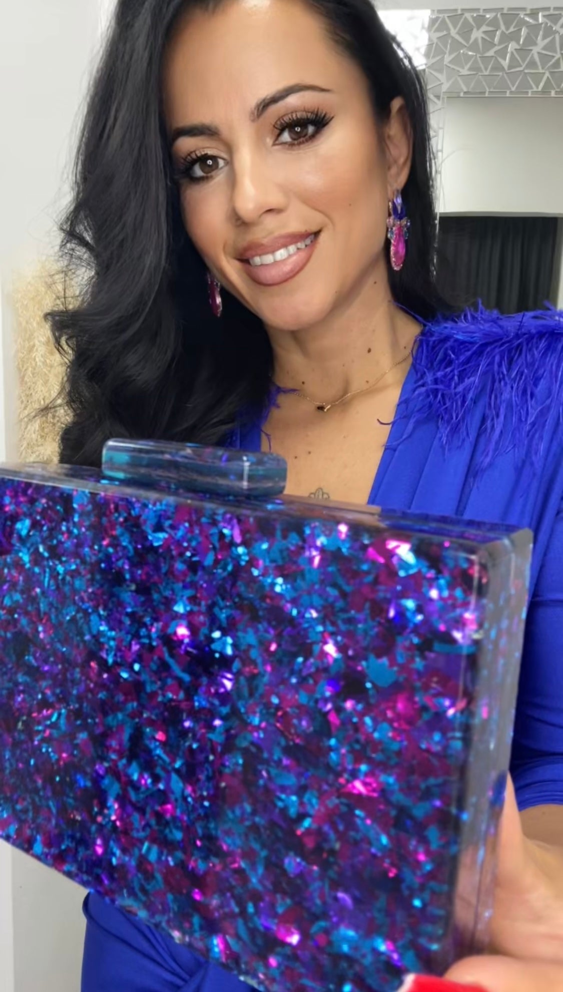 VESTIDO CARINA AZUL TINTA