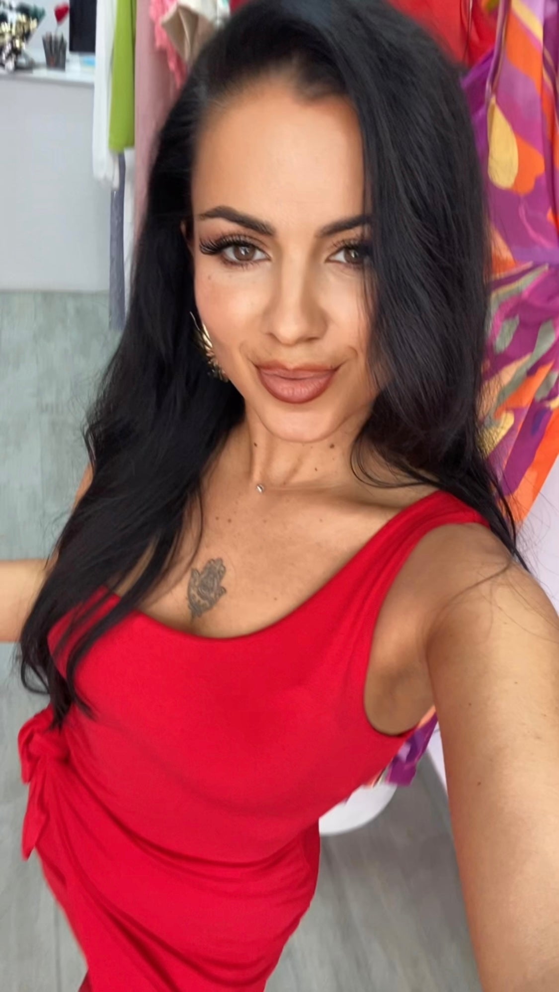 VESTIDO DUBAI ROJO