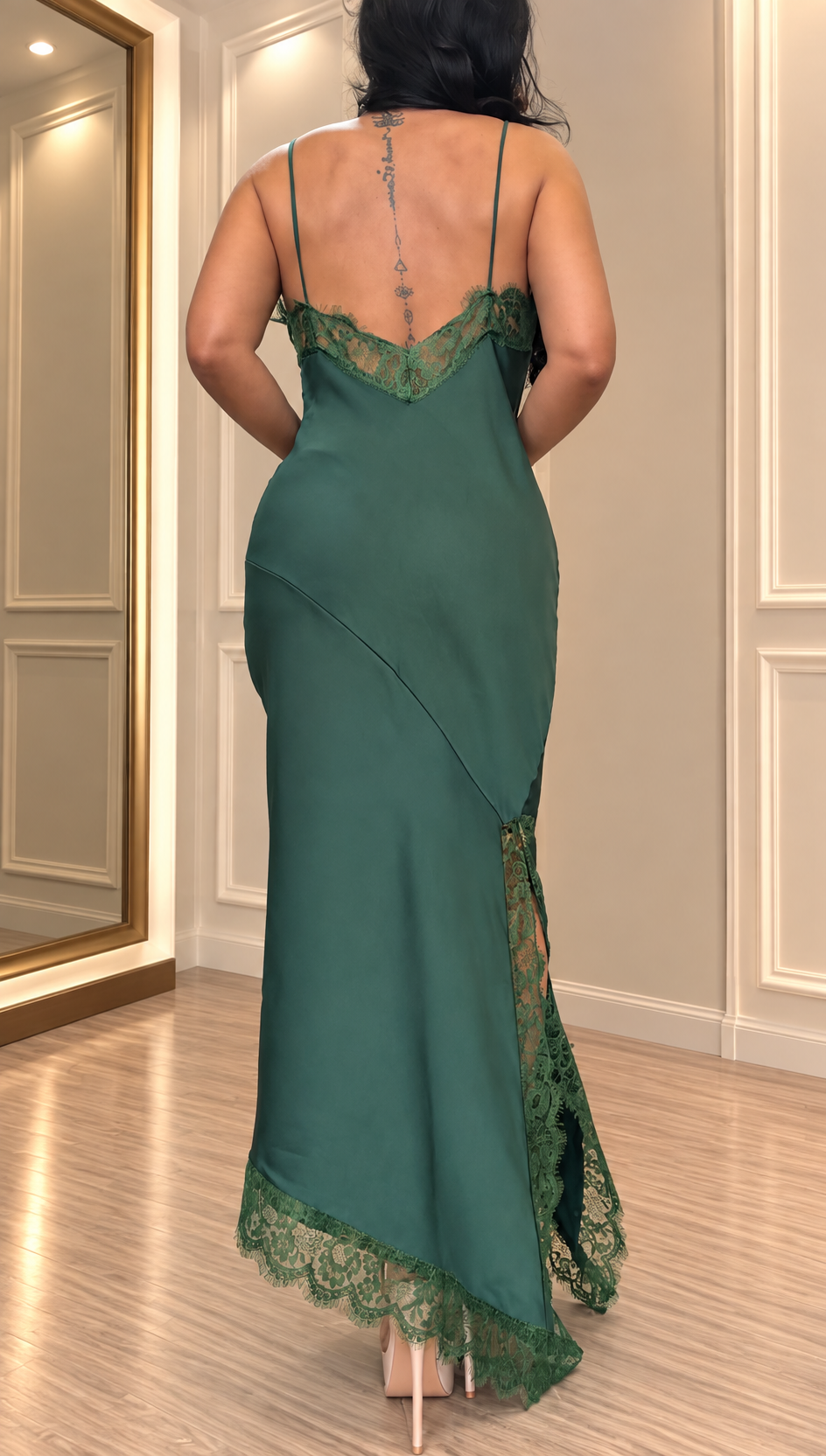 Vestido Olimpia verde