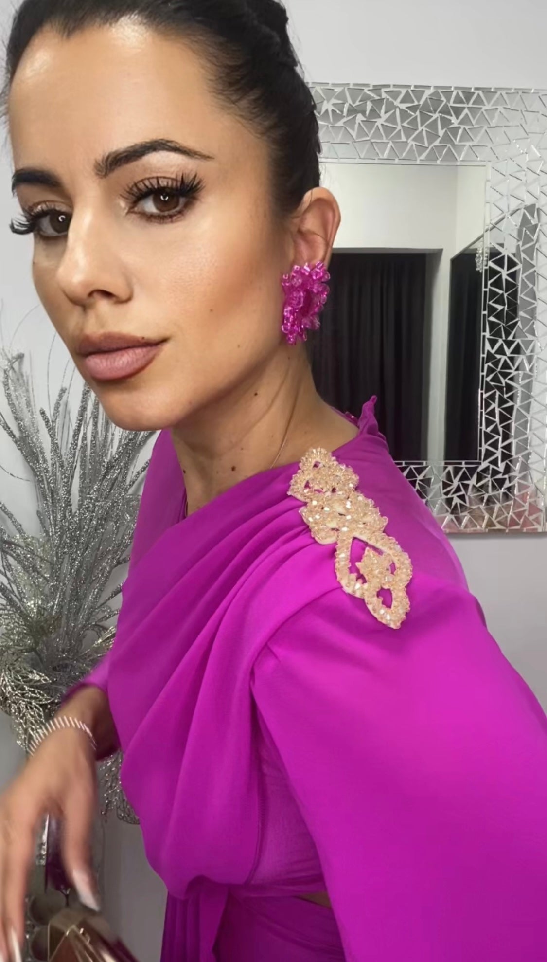 VESTIDO EGIPCIO BUGAMBILLA