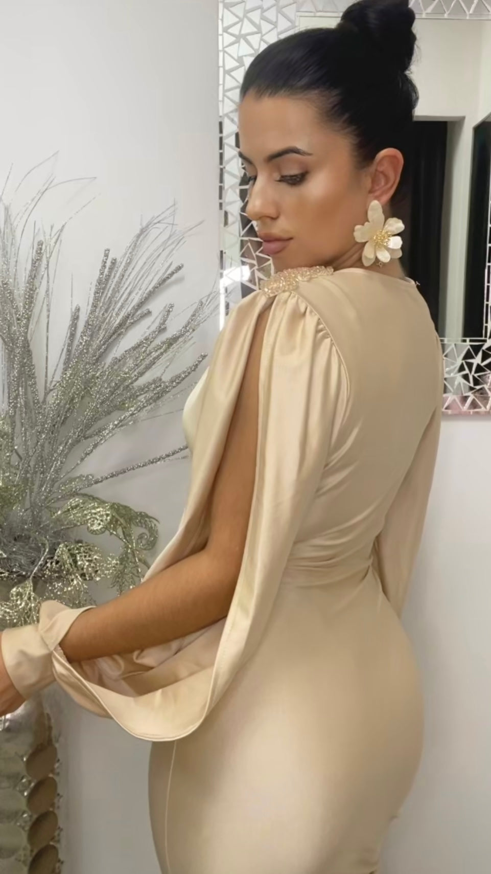 VESTIDO EGIPTO BEIGE