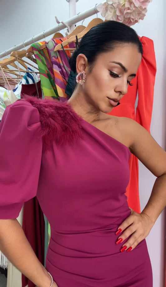 VESTIDO ALICIA BORGOÑA