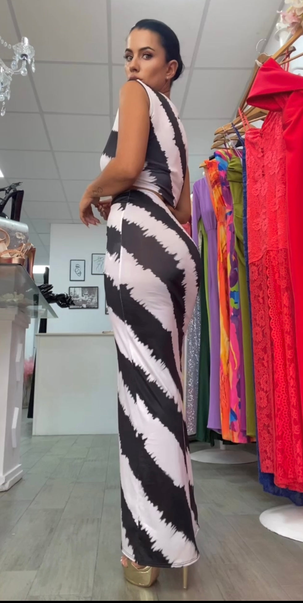 VESTIDO ZEBRA