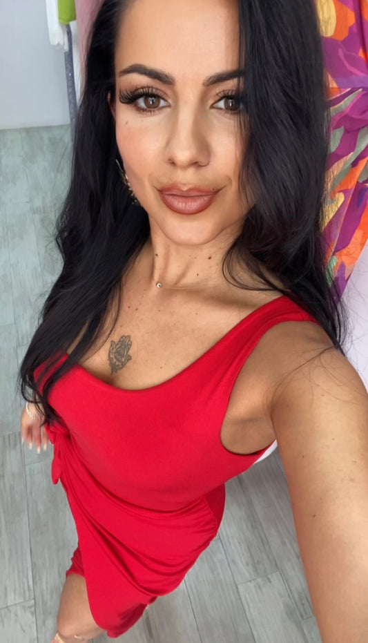 VESTIDO DUBAI ROJO