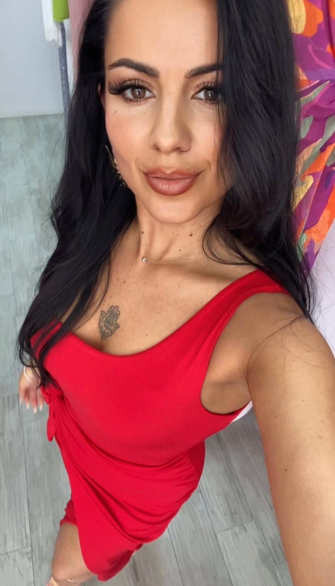 VESTIDO DUBAI ROJO
