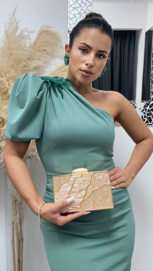 VESTIDO ALICIA VERDE MENTA