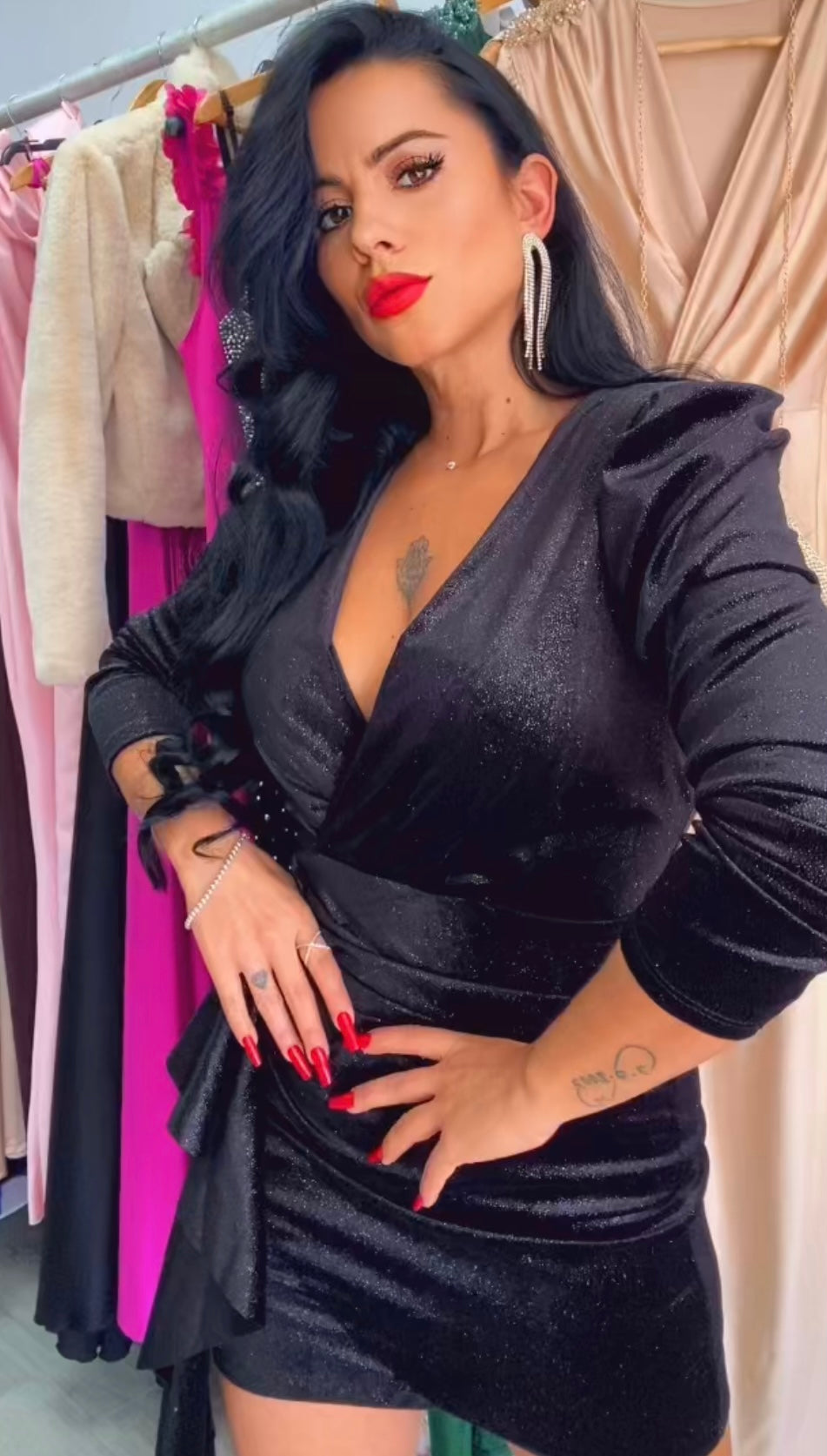 VESTIDO ZAFIRO NEGRO