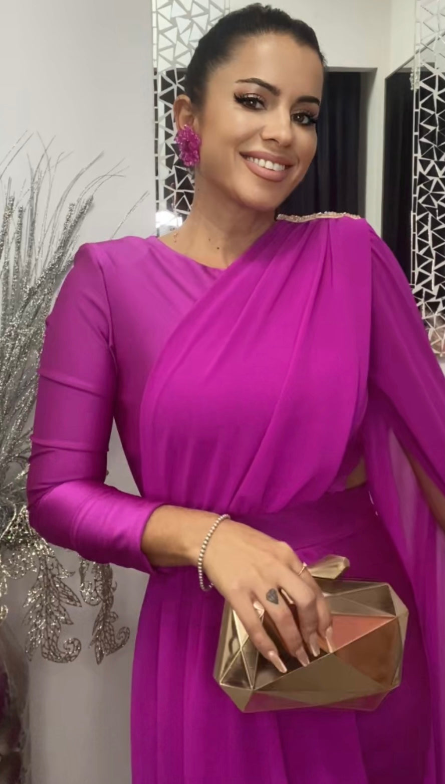 VESTIDO EGIPCIO BUGAMBILLA