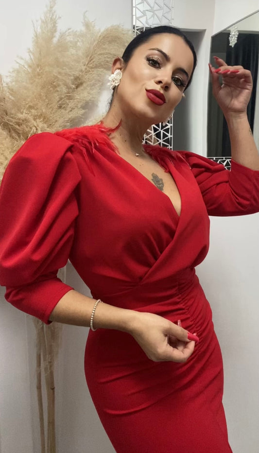 VESTIDO ABRIL ROJO