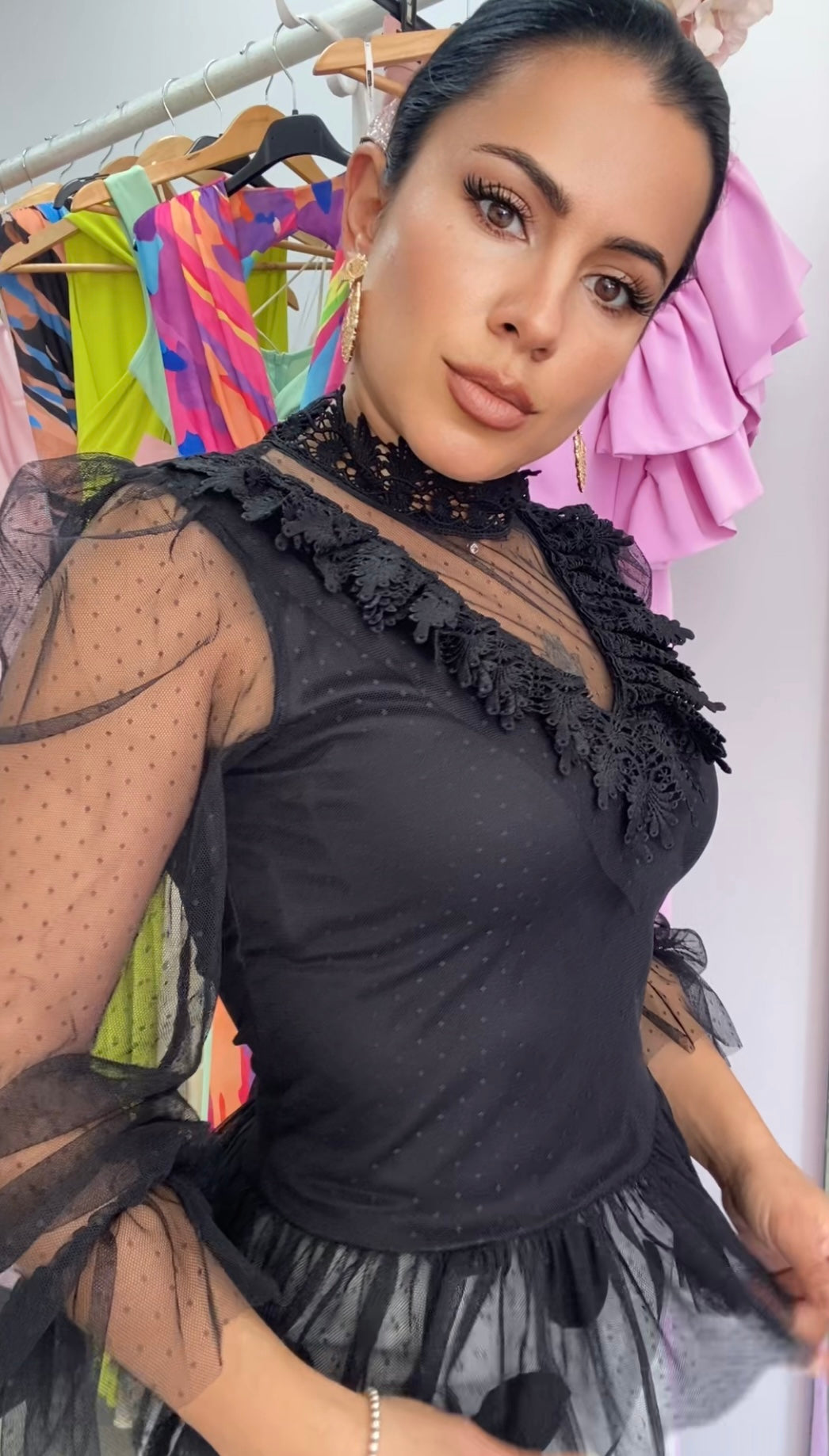 CAMISA PLUMETY NEGRA