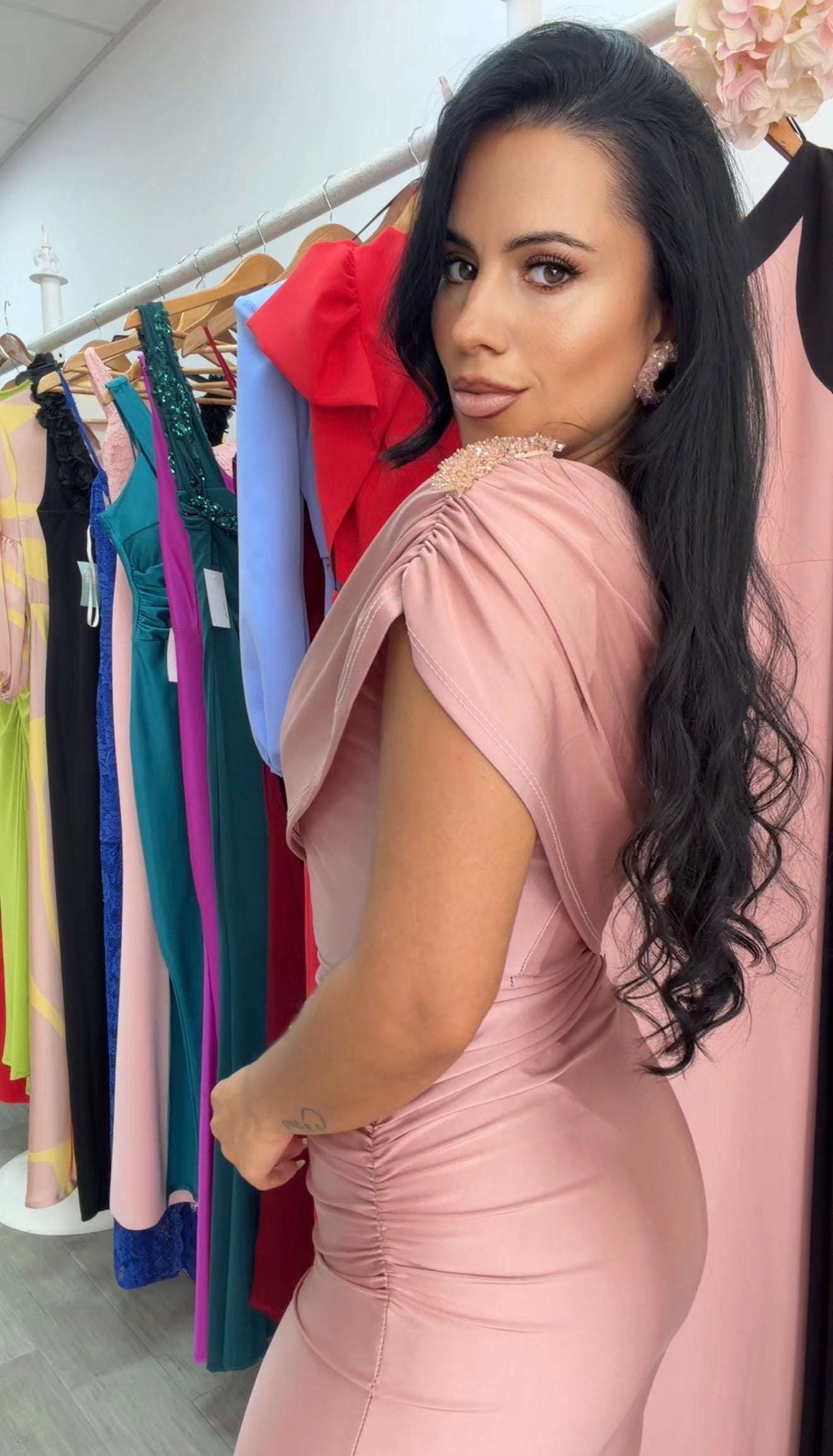 VESTIDO IRIS ROSA MAQUILLAJE