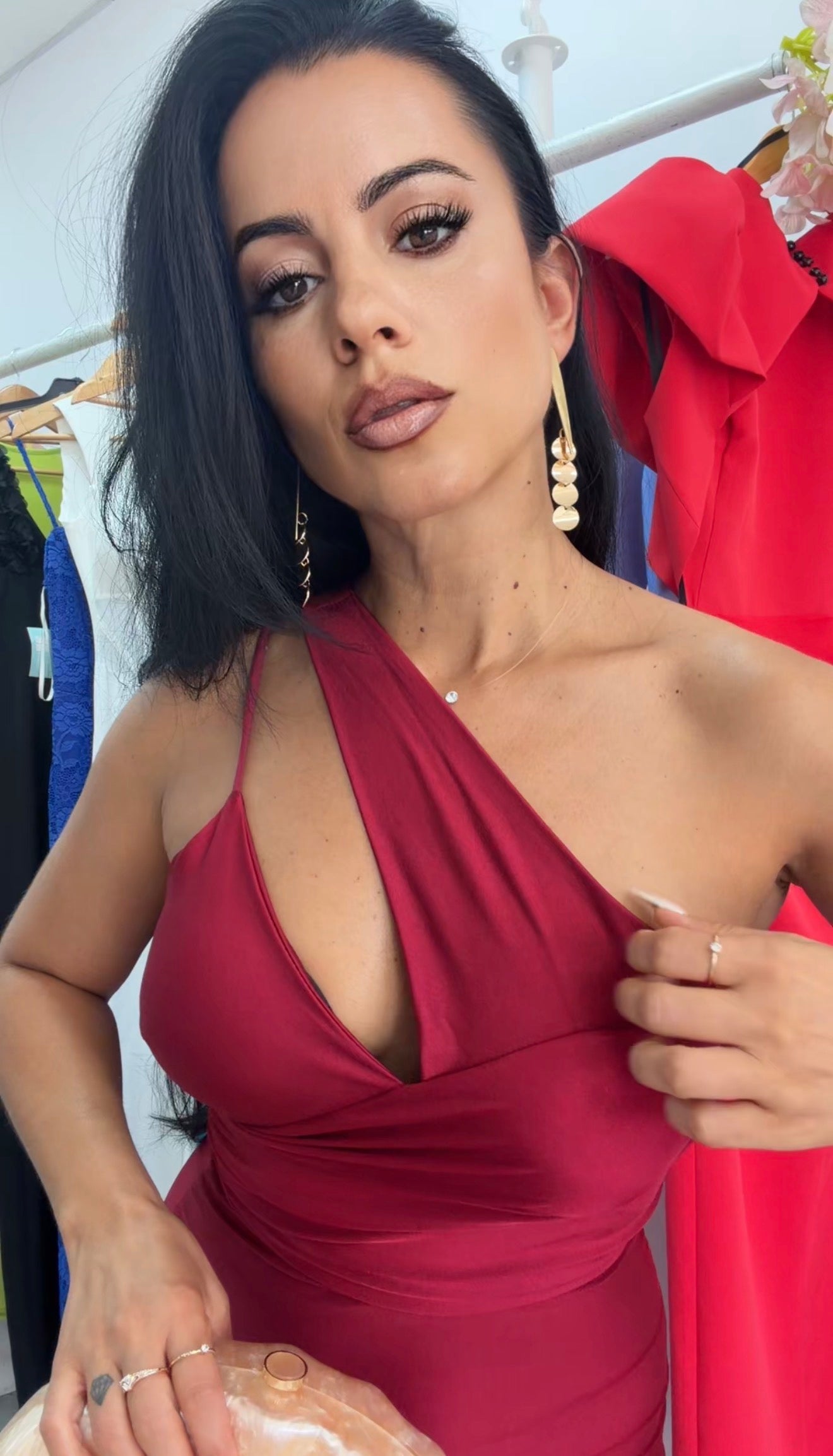 VESTIDO BALI BURDEOS