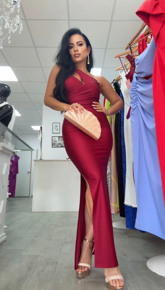 VESTIDO BALI BURDEOS