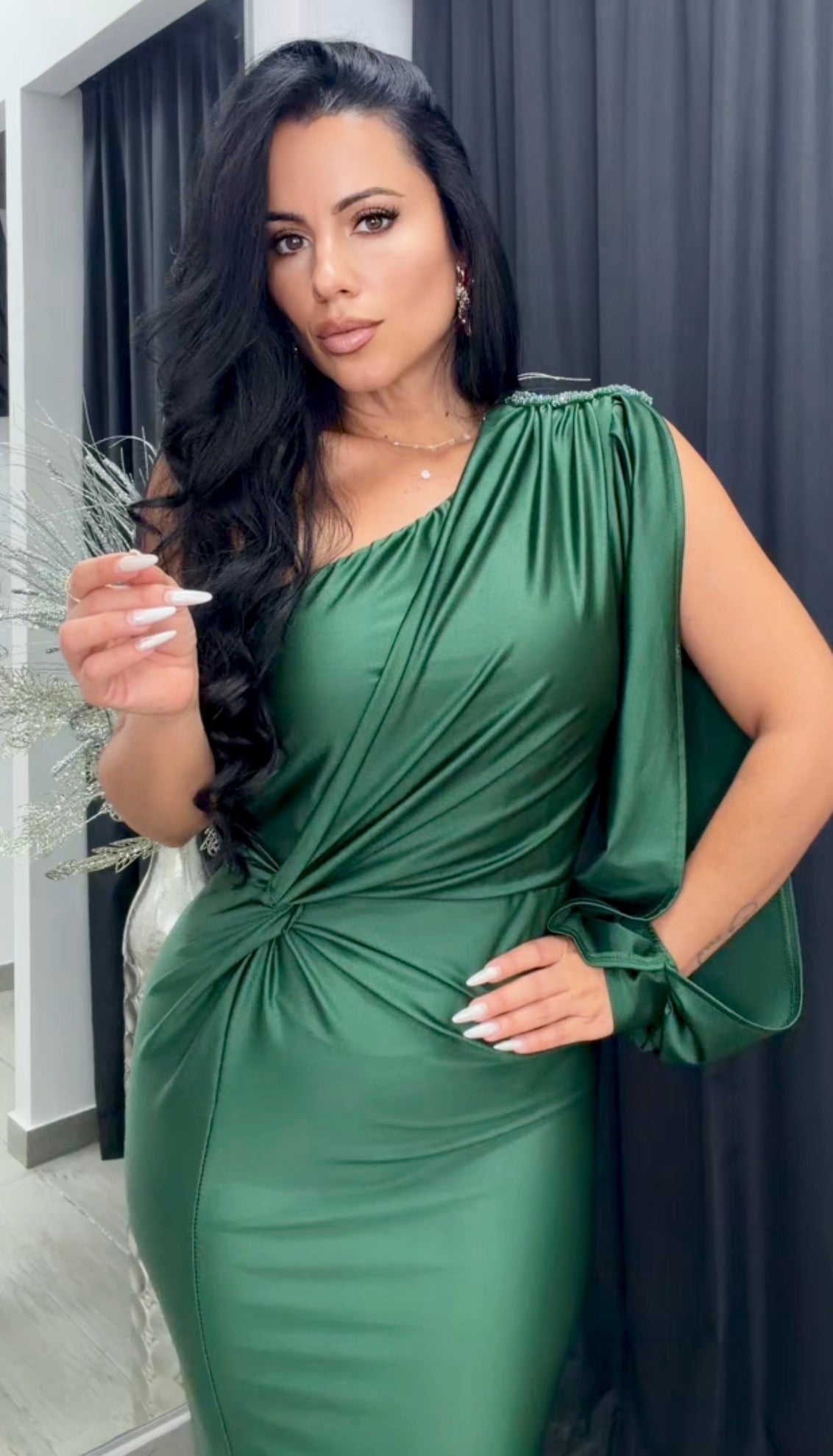 VESTIDO EGIPTO VERDE