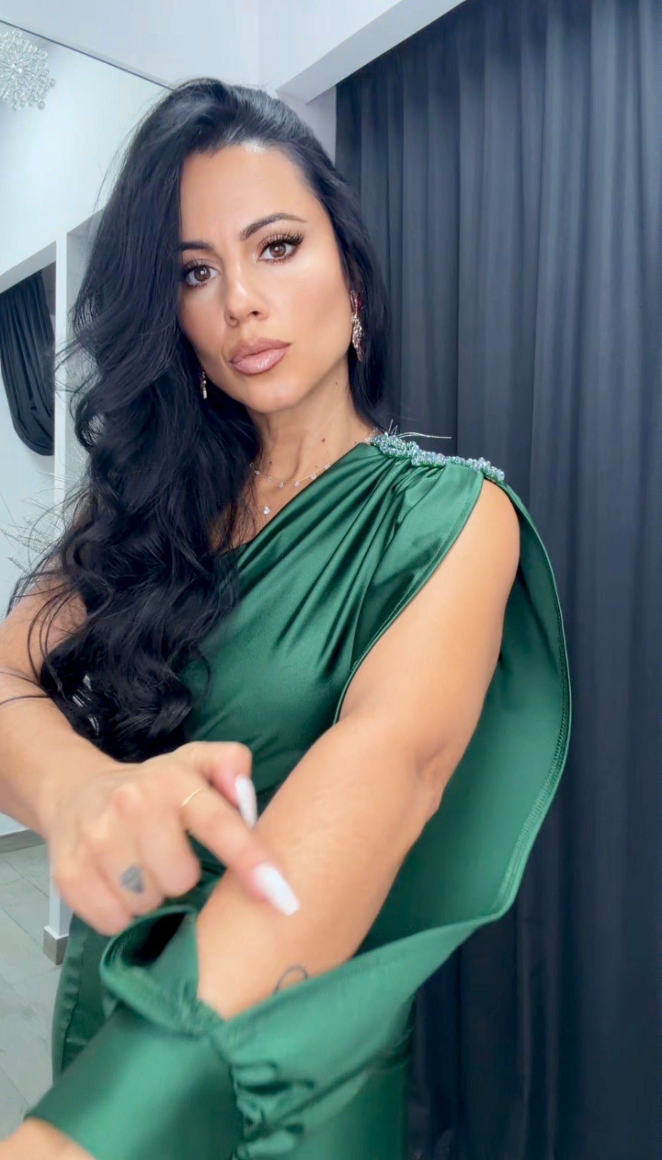 VESTIDO EGIPTO VERDE
