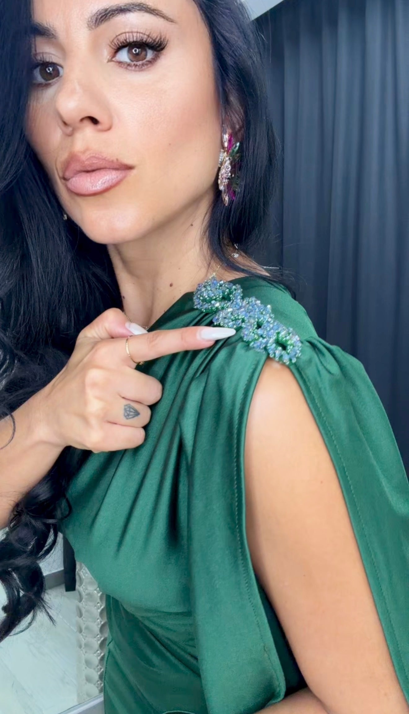 VESTIDO EGIPTO VERDE