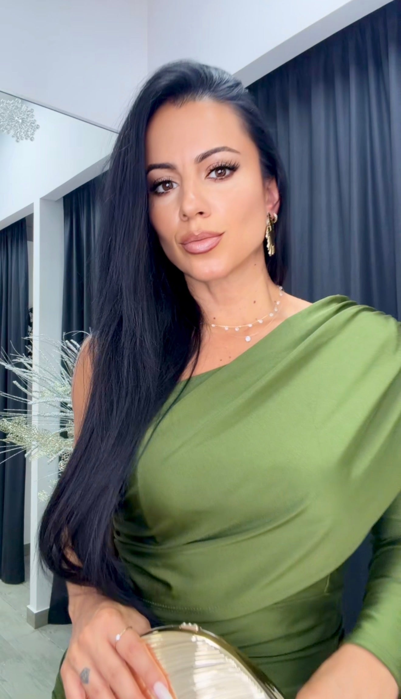 VESTIDO IRIS VERDE OLIVA