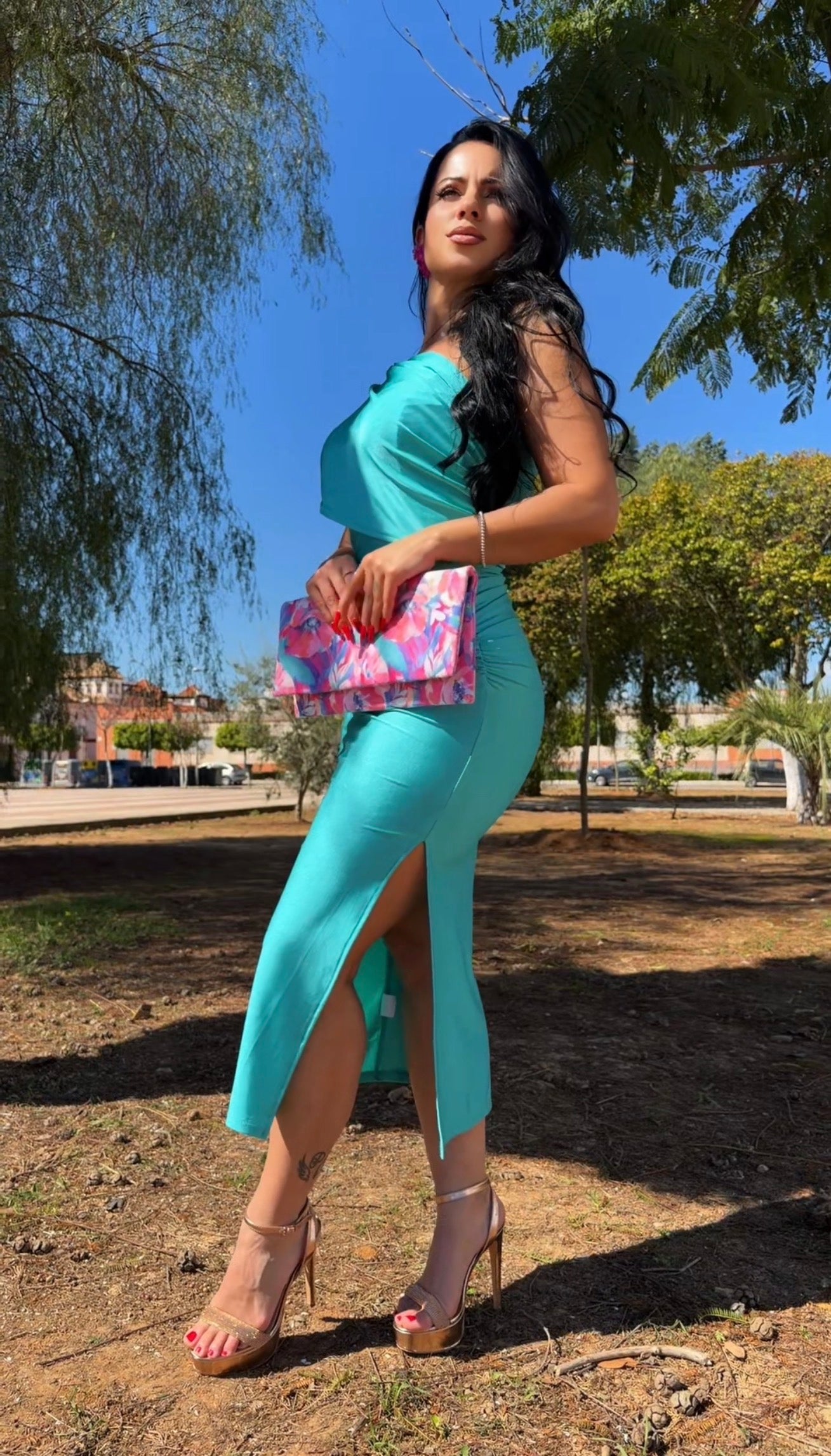 VESTIDO IRIS AGUAMARINA