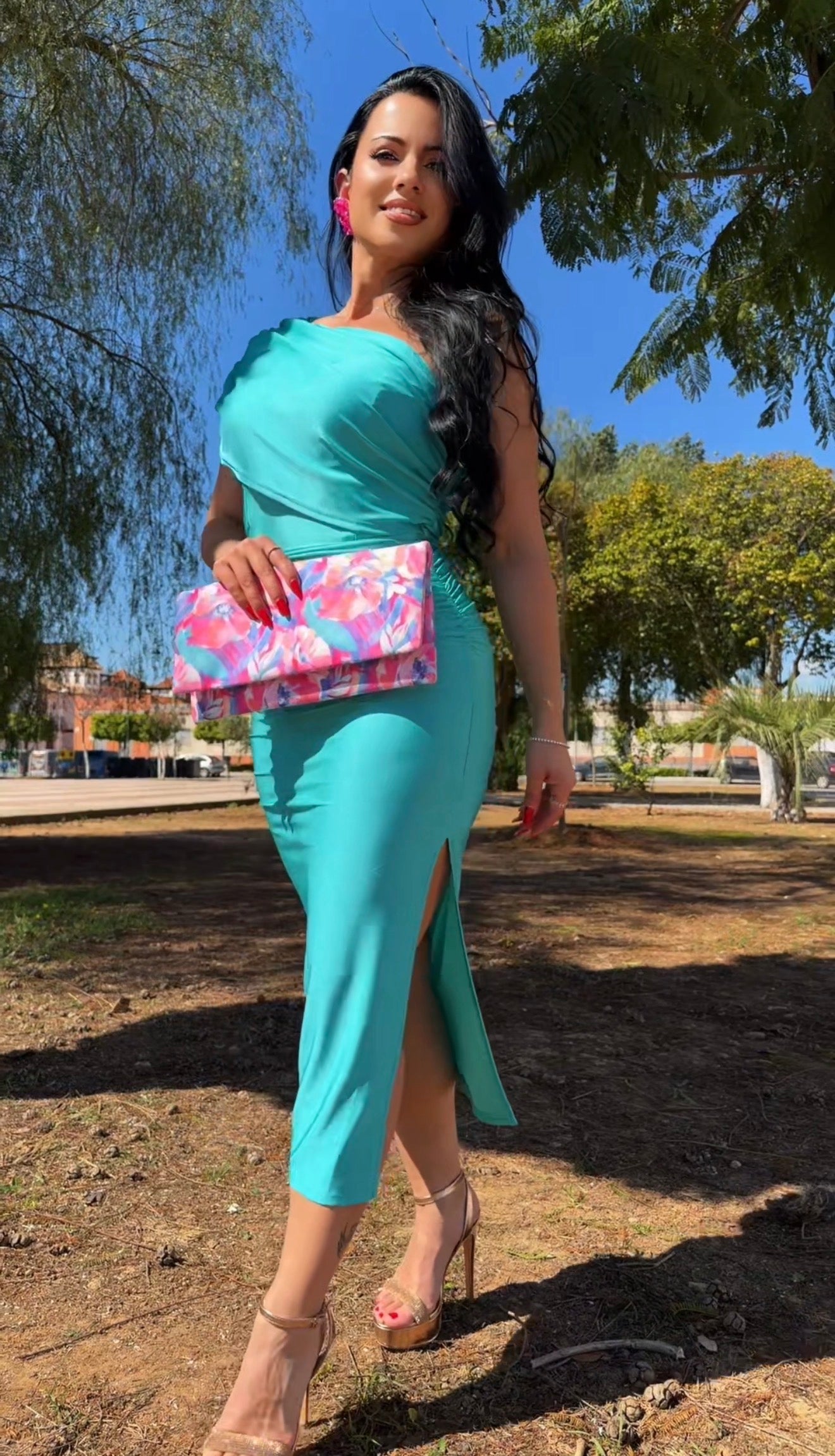 VESTIDO IRIS AGUAMARINA