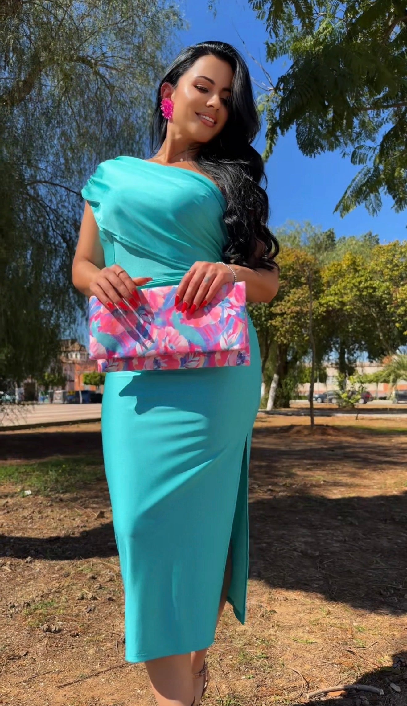 VESTIDO IRIS AGUAMARINA